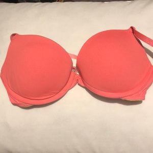 Victoria’s Secret bright coral 32C bra